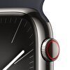 Apple Watch Series 9 GPS + Cellular 45mm Grafit Paslanmaz Çelik Kasa ve Gece Yarısı Spor Kordon - S/M - MRMV3TU/A MRMV3TU/A