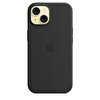 Apple iPhone 15 için MagSafe özellikli Silikon Kılıf - Siyah MT0J3ZM/A