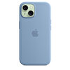 Apple iPhone 15 için MagSafe özellikli Silikon Kılıf - Buz Mavisi MT0Y3ZM/A