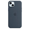 Apple iPhone 15 Plus için MagSafe özellikli Silikon Kılıf - Fırtına Mavisi MT123ZM/A