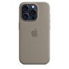 Apple iPhone 15 Pro için MagSafe özellikli Silikon Kılıf - Kil Rengi MT1E3ZM/A