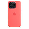 Apple iPhone 15 Pro için MagSafe özellikli Silikon Kılıf - Guava MT1G3ZM/A