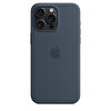 Apple iPhone 15 Pro Max için MagSafe özellikli Silikon Kılıf - Fırtına Mavisi MT1P3ZM/A