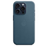 Apple iPhone 15 Pro için MagSafe özellikli Mikro Dokuma Kılıf - Pasifik Mavisi MT4Q3ZM/A