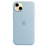 iPhone 15 Plus için MagSafe özellikli Silikon Kılıf - Açık Mavi - MWNH3ZM/A MWNH3ZM/A