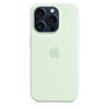 iPhone 15 Pro için MagSafe özellikli Silikon Kılıf - Uçuk Nane - MWNL3ZM/A MWNL3ZM/A