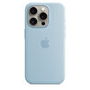 iPhone 15 Pro için MagSafe özellikli Silikon Kılıf - Açık Mavi - MWNM3ZM/A MWNM3ZM/A