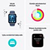 Apple Watch SE GPS 40mm Gece Yarısı Alüminyum Kasa  Gece Yarısı Spor Kordon - M/L - MXE93TU/A MXE93TU/A