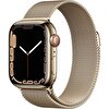 Apple Watch Series 7 GPS + Cellular, 41mm Altın Rengi Paslanmaz Çelik Kasa (Teşhir) TEŞHİR-MKJ03TU/A