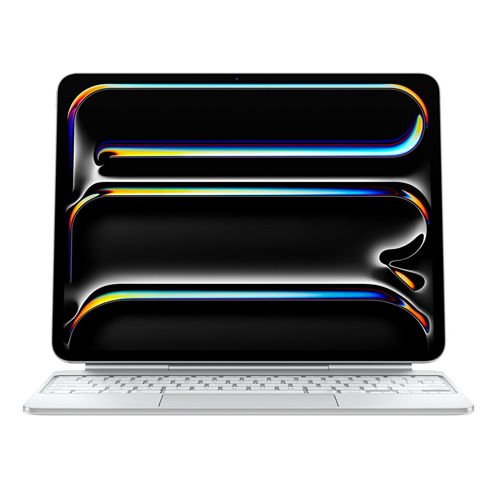 13 İnç İpad Pro (M4) İçin Magic Keyboard - Türkçe Q Klavye - Beyaz -1