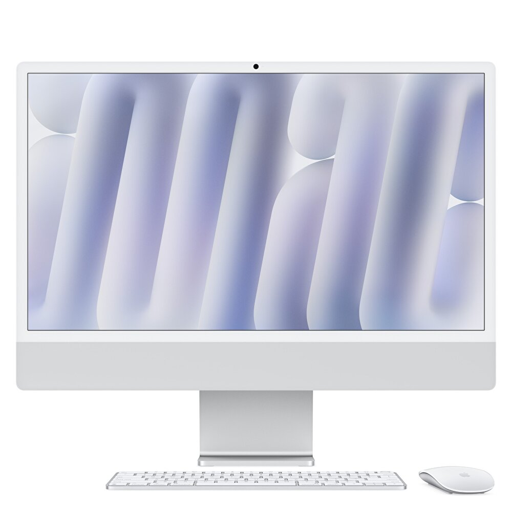 Apple iMac 24inc Retina 4.5K- M4 10-core CPU- 10-core GPU- 16GB Bellek- 512GB SSD- Gümüş -1