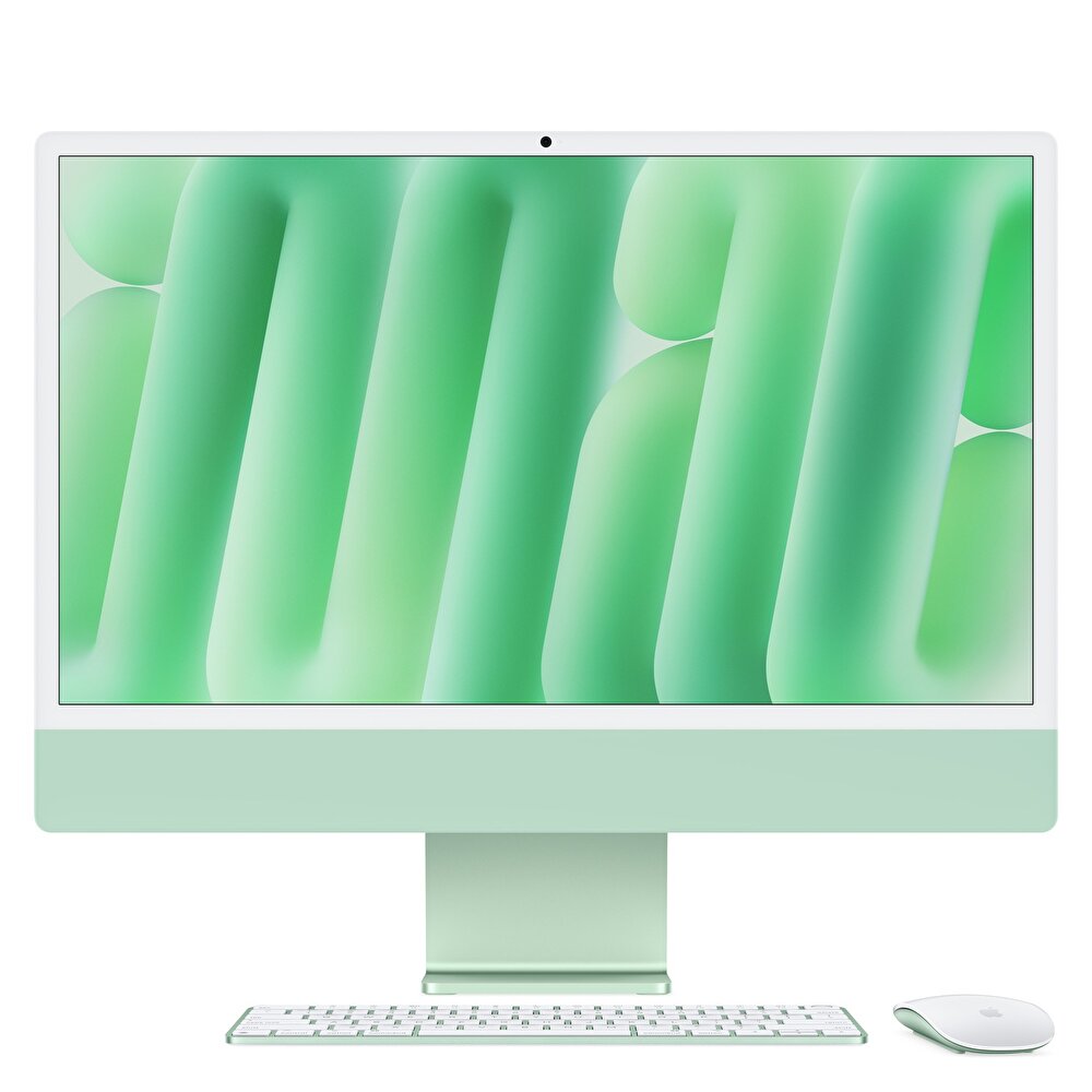 Apple iMac 24inc Retina 4.5K- M4 10-core CPU- 10-core GPU- 16GB Bellek- 256GB SSD- Yeşil - MWUY3TU/A - 1