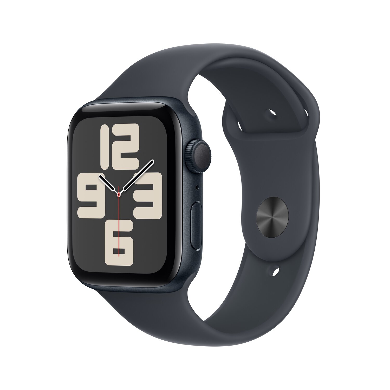 Apple Watch SE GPS 40mm Gece Yarısı Alüminyum Kasa  Gece Yarısı Spor Kordon - M/L 