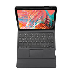 Daphnela iPad 10.9 4.Nesil Klavyeli Kılıf - Siyah 0763250073490
