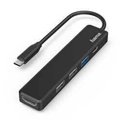 Hama USB-C Hub 5 Ports 3 x USB-A USB-C HDMI™ 4047443458070