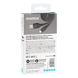 Momax DL7D Go link 1 mt lightning cable black  4894222047464