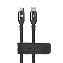 Momax Elite USB-C to Lightning Kablo (1.2m)-Siyah 4894222056893