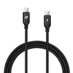 Momax GOLINK 100W Usb-C to Usb-C 1 M.Kablo - Siyah 4894222060159