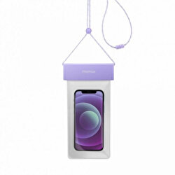 Momax Su Geçirmez Askılı iPhone Koruyucusu - Mor 4894222065697