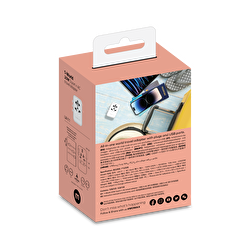 Momax 3 Port + AC Seyahat Adaptörü - Beyaz 4894222071544
