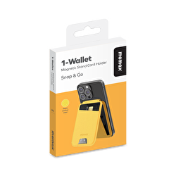 Momax iPhone MagSafe Wallet - Sarı 4894222073913