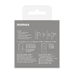 Momax Easy Araç Tutucu - Titanyum 4894222074286