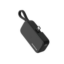 Momax Power Mini 5000mAh USB-C Powerbank-Siyah 4894222075177