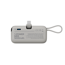 Momax Power Mini 5000mAh USB-C Powerbank-Beyaz 4894222075184
