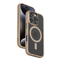 Momax iPhone 16 Pro Max Play Magsafe Kılıf - Gold 4894222077386