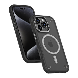 Momax iPhone 16 Pro Max Air Magsafe Kılıf - Siyah 4894222077645