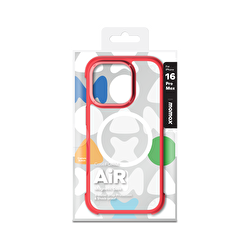 Momax iPhone 16 Pro Max Air Magsafe Kılıf -Kırmızı 4894222077669