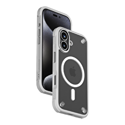 Momax iPhone 16 Plus Air Magsafe Kılıf - Gri 4894222077775