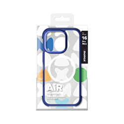 Momax iPhone 16 Pro Max Air Magsafe Kılıf - Mavi 4894222077805