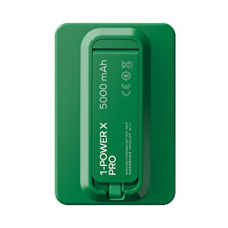 Momax XPro MagSafe Stand 5000mAh Powerbank-Yeşil 4894222078147