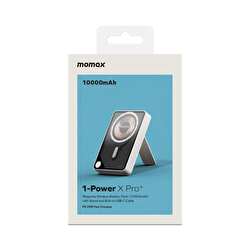 Momax XPro MagSafe Stand 10000mAh Powerbank-Beyaz 4894222078192