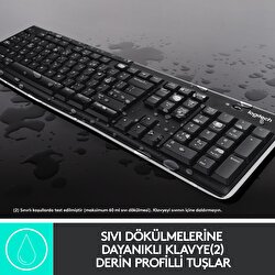 Logitech MK270 Kablosuz Klavye ve Mouse - Siyah 5099206039315
