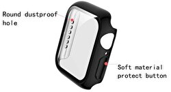 Piili Apple Watch 40mm Siyah Kılıf 6944628920903