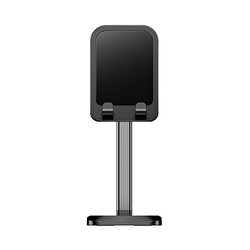 Rock Masaüstü LifTable iPhone Standı - Siyah 6941402717674