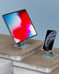 Rock Masaüstü Metal iPad ve iPhone Standı 6941402729998