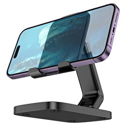 Hoco Blackfish Masaüstü Telefon Tutucu - Siyah 6942007610803