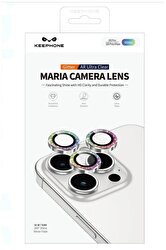 Keephone iPhone 16 Pro Max Maria Lens Koruyucu-Çöl 6942384816782