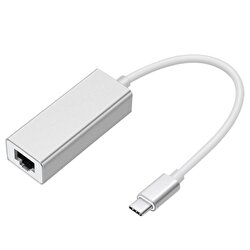 Piili Type-C Ethernet Dönüştürücü Adaptör - Beyaz 6944629125673
