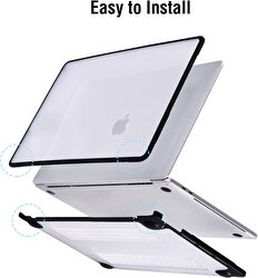 Piili Macbook Pro 13 M2 Mat Hardshell - Şeffaf 6944629149013