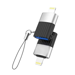 Piili Lightning to Usb Dönüştürücü - Gri 6944629152570