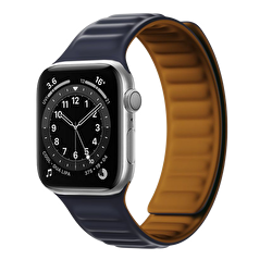 Piili Apple Watch 38-40-41 mm Silikon Kayış Lacivert 6944629154697