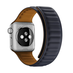 Piili Apple Watch 38-40-41 mm Silikon Kayış Lacivert 6944629154697