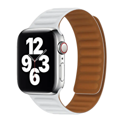 Piili Apple Watch 38-40-41 mm Silikon Kayış Beyaz 6944629154710