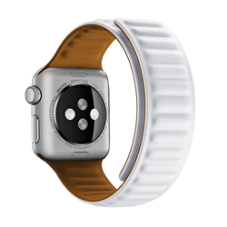 Piili Apple Watch 38-40-41 mm Silikon Kayış Beyaz 6944629154710