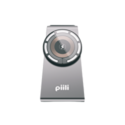 Piili Aliminyum Magsafe Kablosuz Şarj Standı-Siyah 6944629156356
