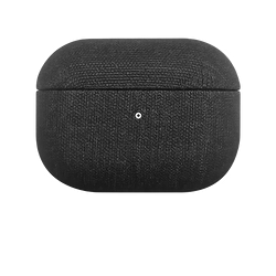 Piili Airpods Pro 2 Kumaş Kılıf - Siyah 6944629158312